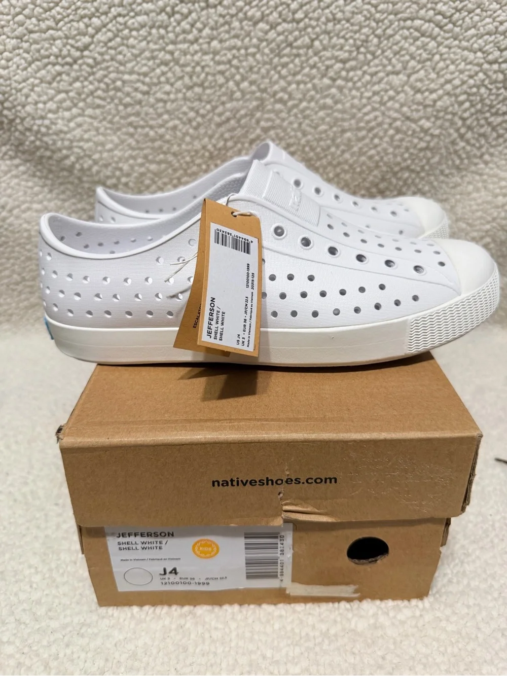 Native Jefferson Slip-On Sneakers - Shell White